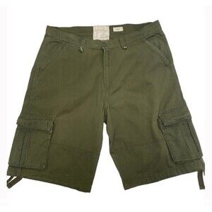 Smoke Rise Shorts Mens 42 Baggy Cargo Paratrooper Military Style Y2K Gorpcore